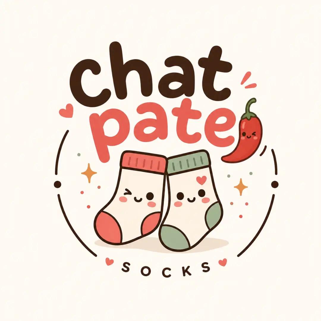 Chat Pate Socks logo